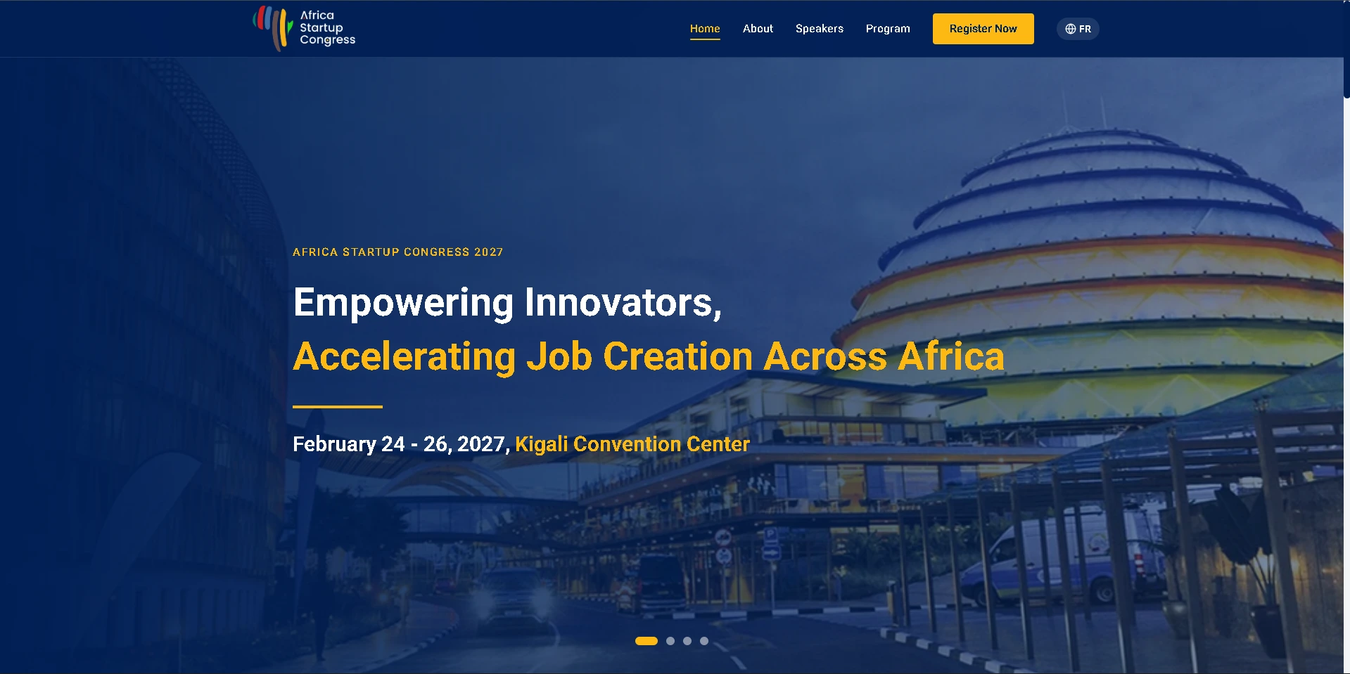 Africa Startup Congress 2027 — Event Platform with Registration & CMS